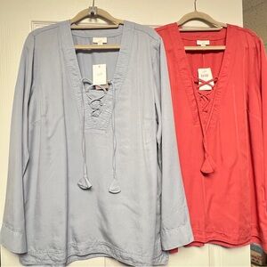 JJill tops, NWT